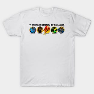 The Crime Scurry of Animalia T-Shirt